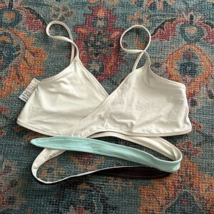 L*space reversible wrap front bikini top. L.